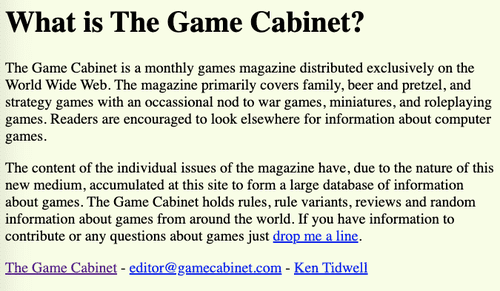 What Is The Game Cabinet