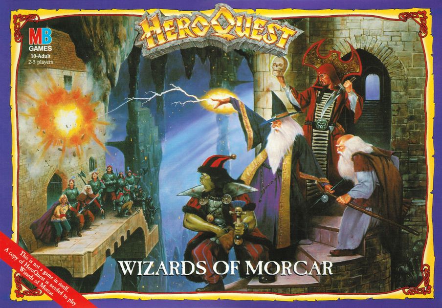 Hero Quest HeroQuest CHAOS SPELL Cards MB Workshop < select > Board Game 