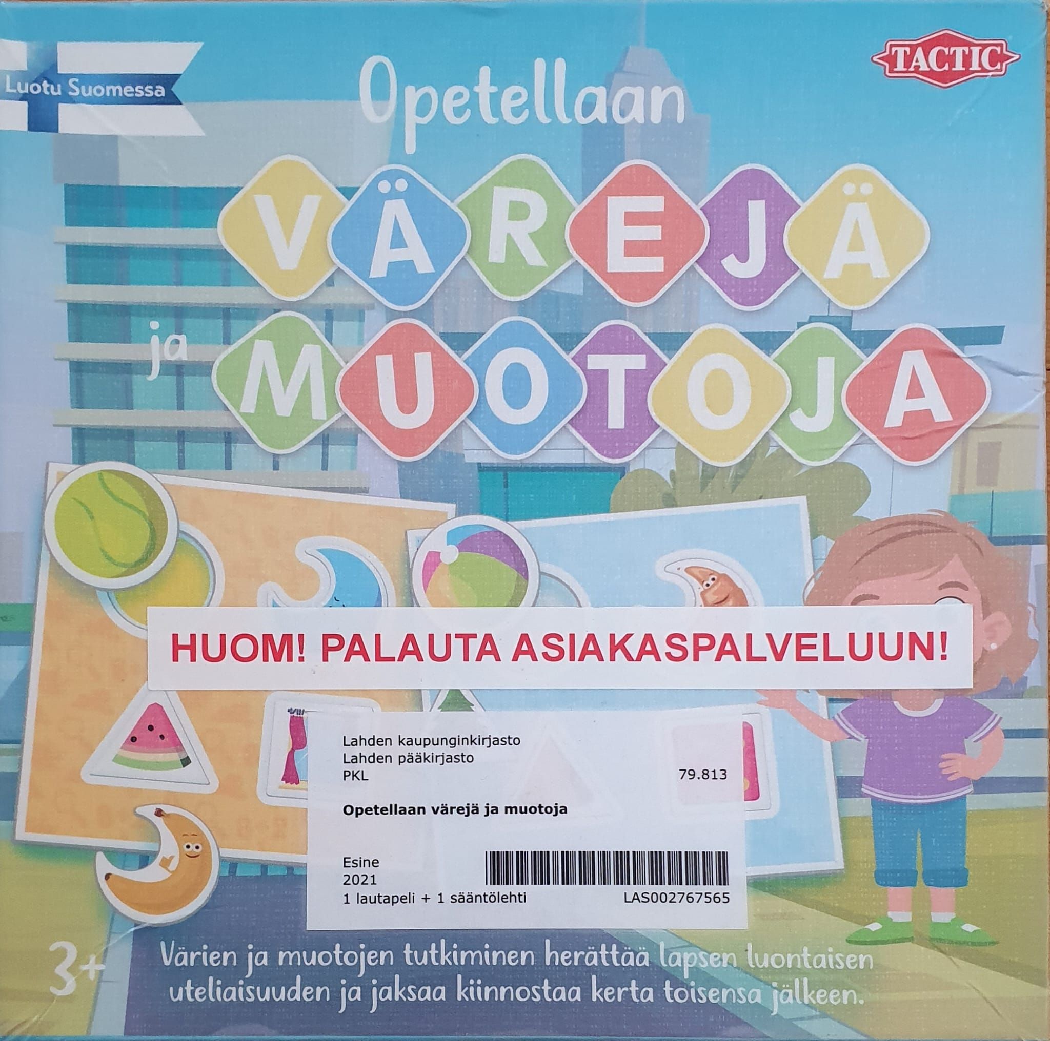 Cover art for Opetellaan värejä ja muotoja
