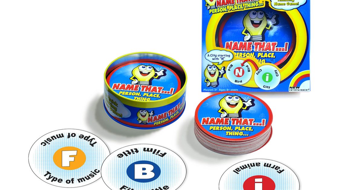 Name That...! Person, Place, Thing... Board Game BoardGameGeek