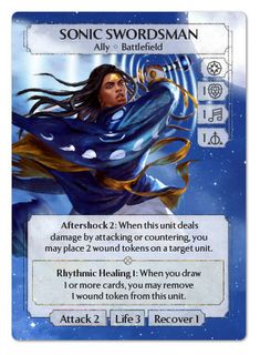 Ashes: Rise of the Phoenixborn – Sonic Swordsman Alternate Art