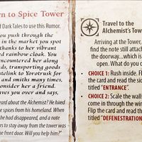 Folklore: The Affliction – Dark Tales Expansion: Return to Spice Tower Rumor Card