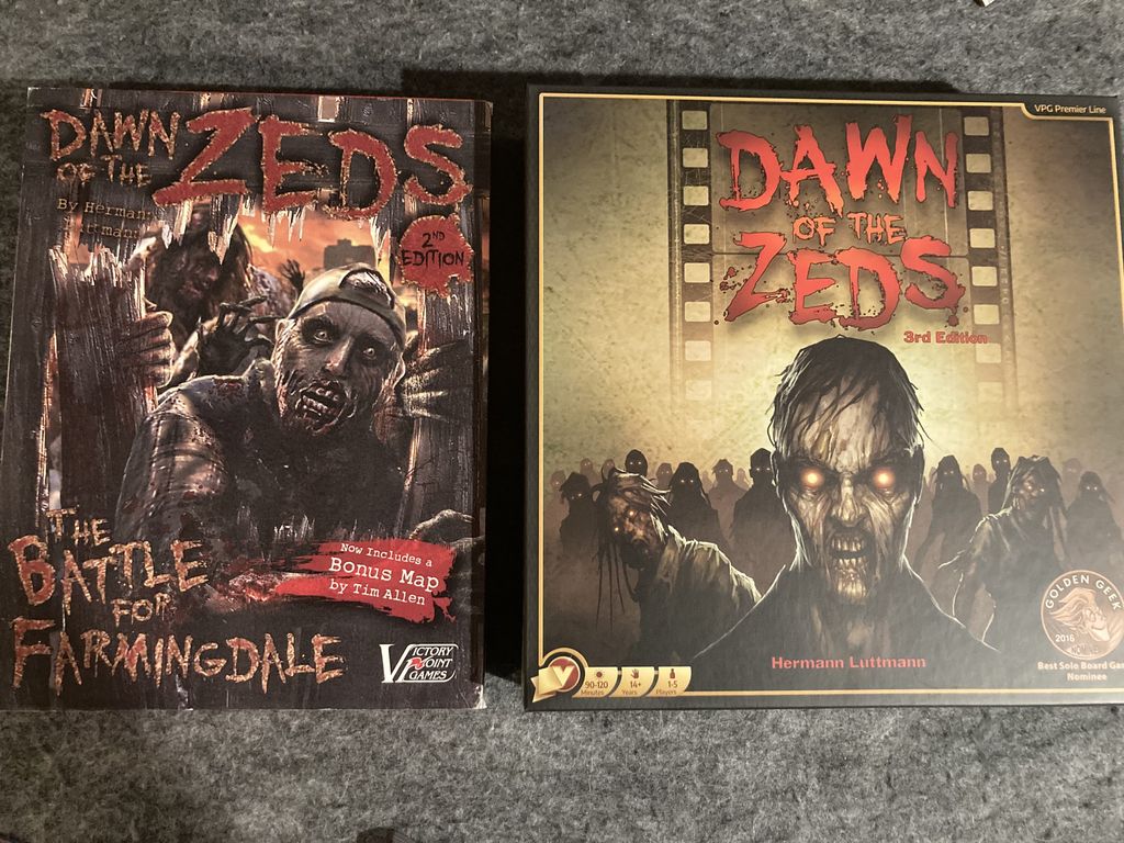 Tearing into 2nd edition Dawn of the Zeds | BoardGameGeek