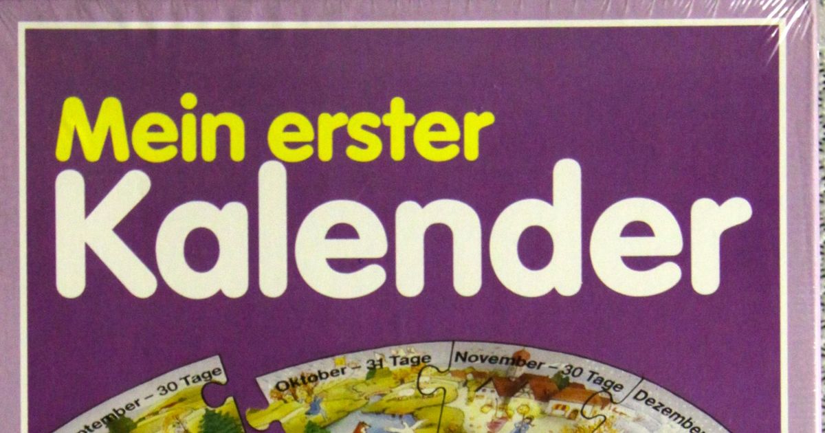 Mein erster Kalender | Board Game | BoardGameGeek
