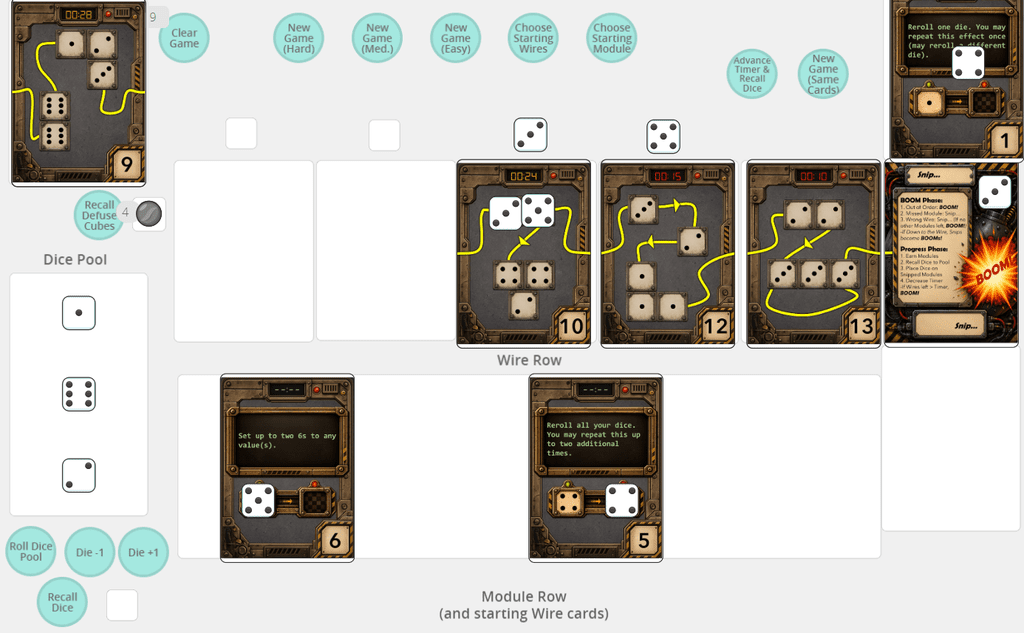 [WIP] Snip, Snip, BOOM! (a solitaire defuse-the-bomb dice game ...