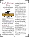 RPG Item: Fehr's Ethnology: Xesa