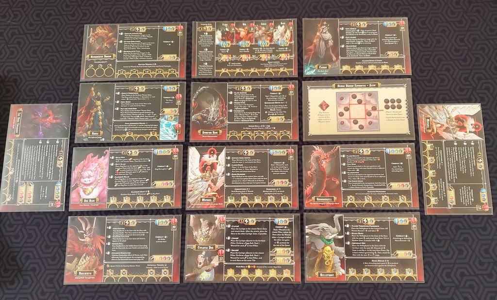 Sleeving the Boss cards | BoardGameGeek