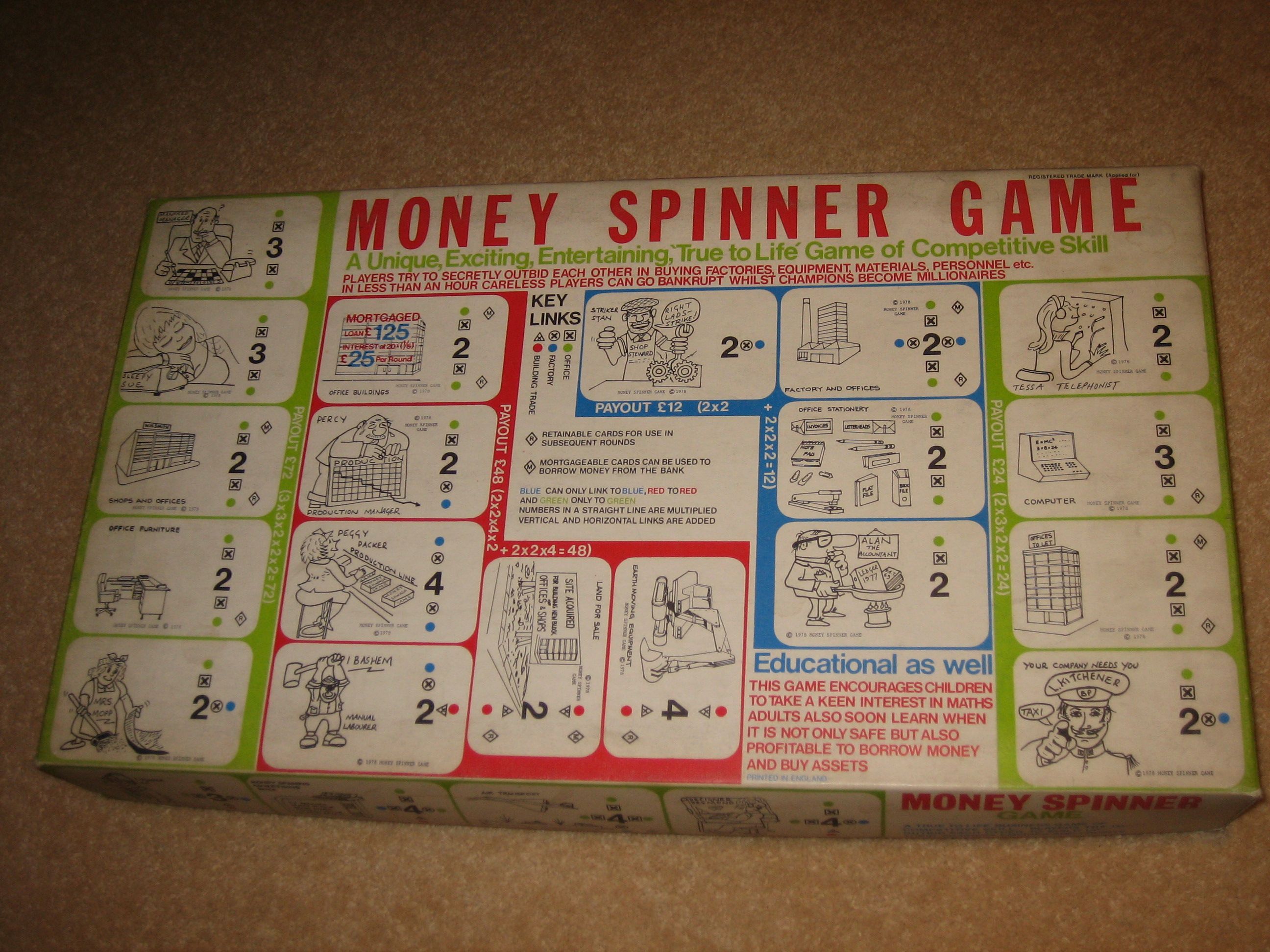 Money Spinner Game cover art