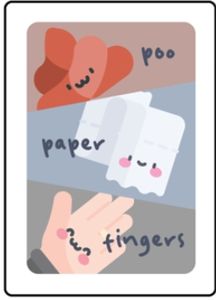 Poo Paper Fingers
