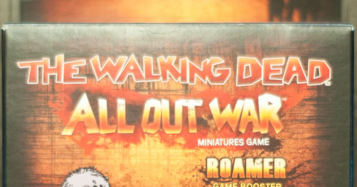 The Walking Dead All Out War Roamer Booster Board Game BoardGameGeek