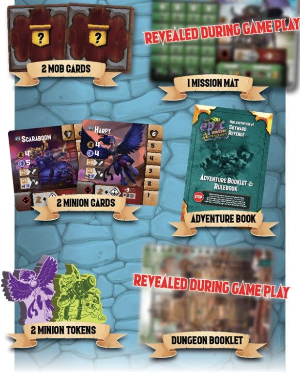 Tiny Epic Dungeons Adventures: Skyward Revenge