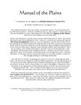 RPG Item: Manuel of the Plains