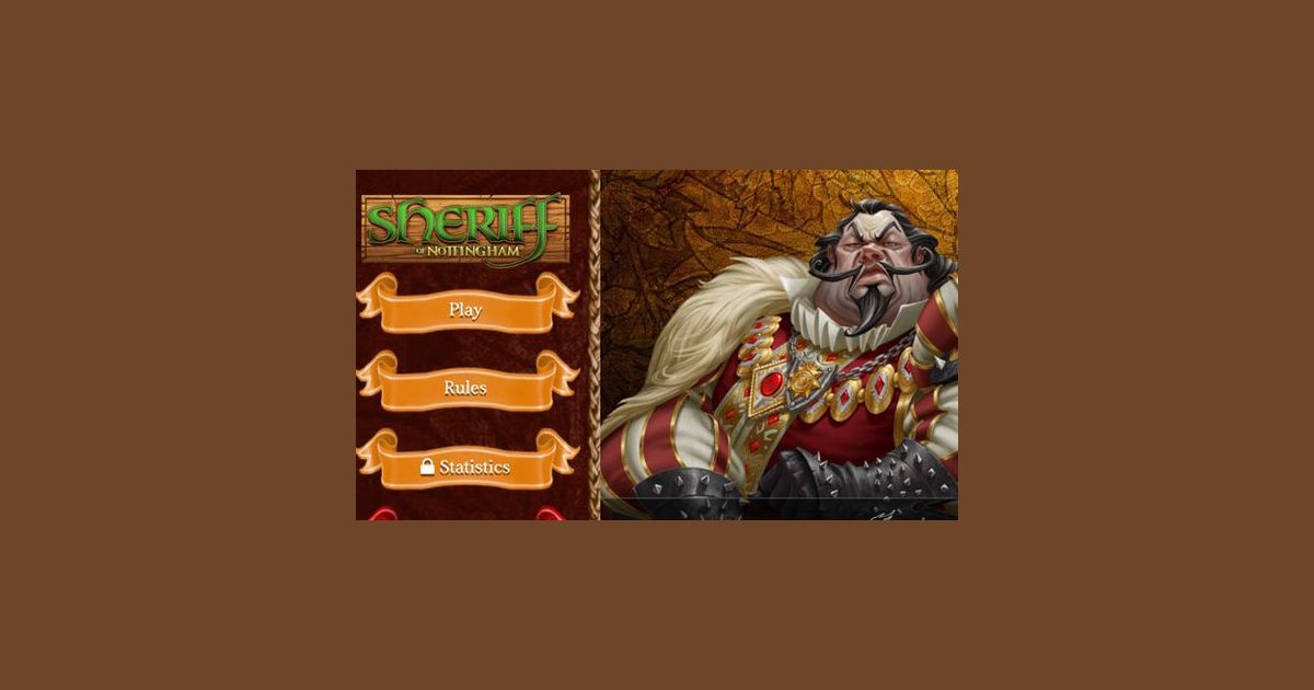 First Look Sheriff of Nottingham Companion App GEEK Digital Board