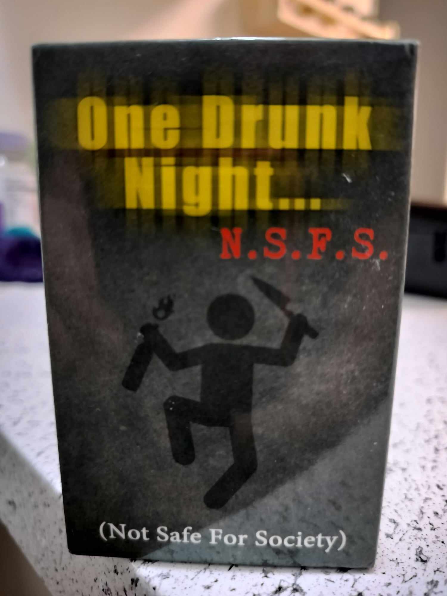 One Drunk Night...: N.S.F.S. (Not Safe For Society)