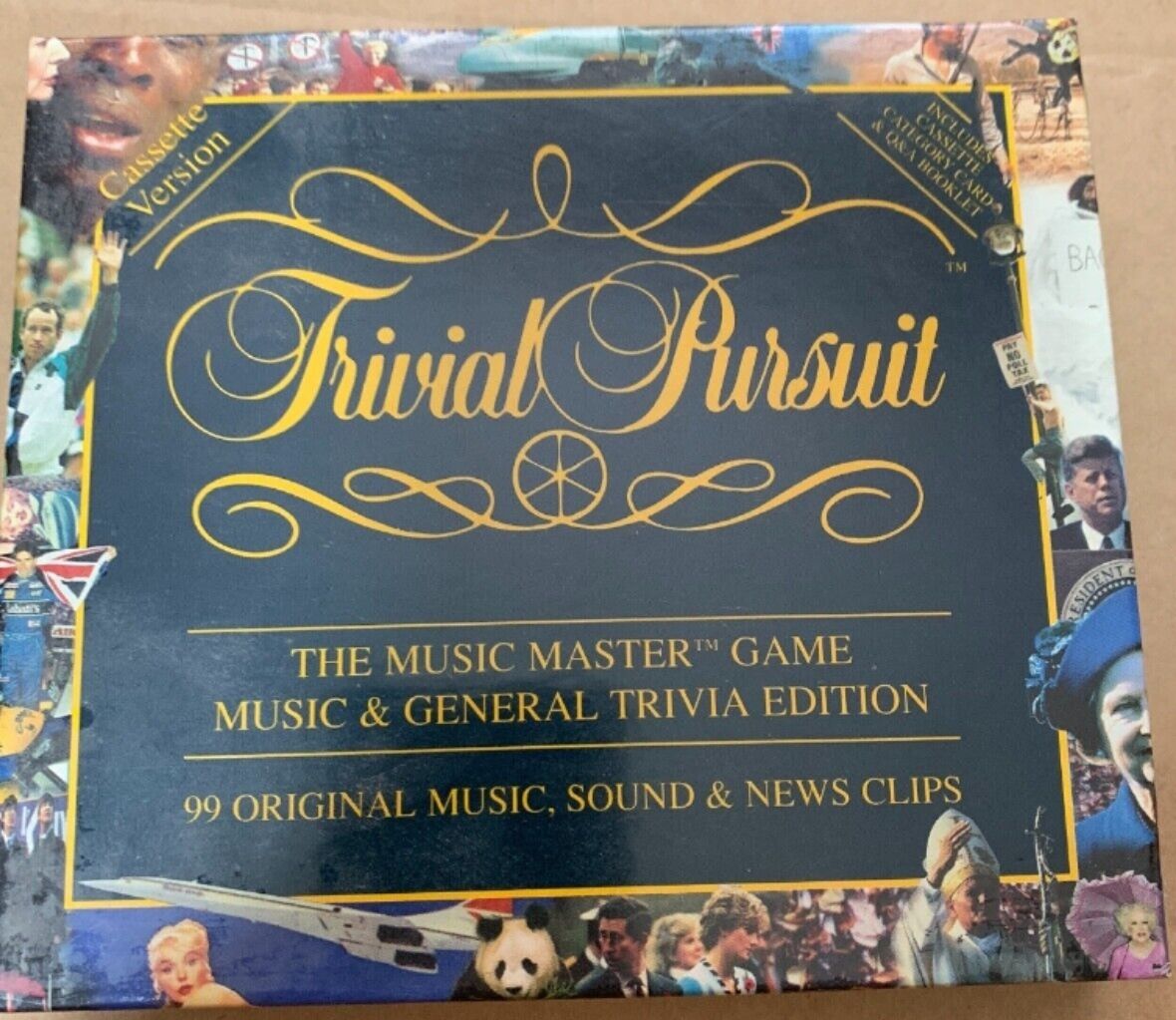Trivial Pursuit The Music Master Game: Family Edition – Cassette Version cover