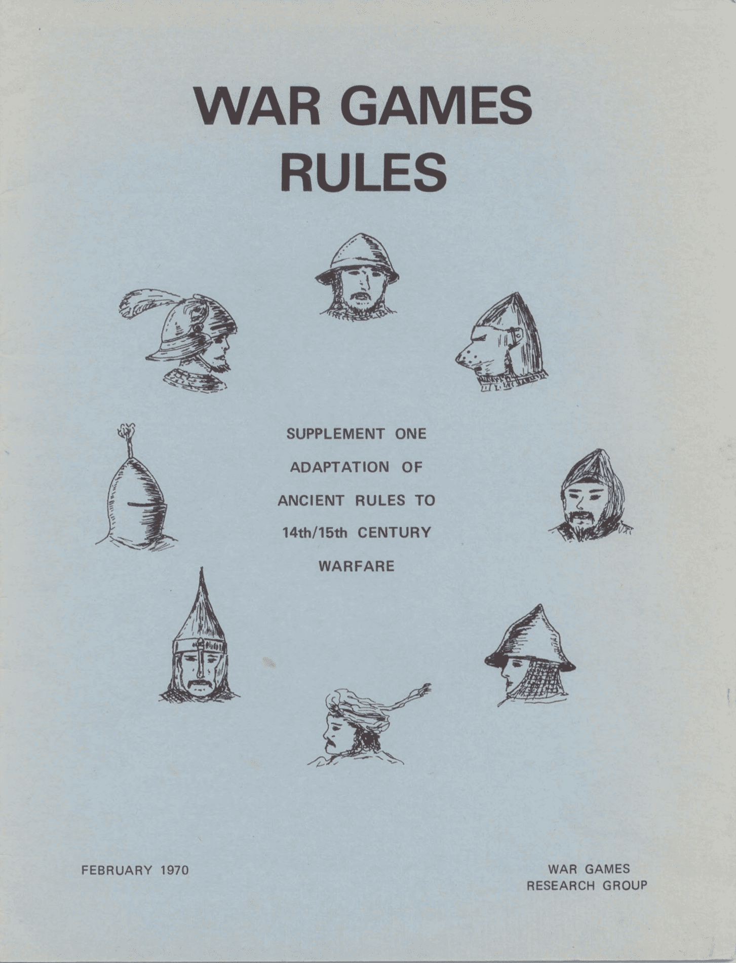 Supplement One: Adaptation of Ancient Rules to 14/15th Century Warfare cover