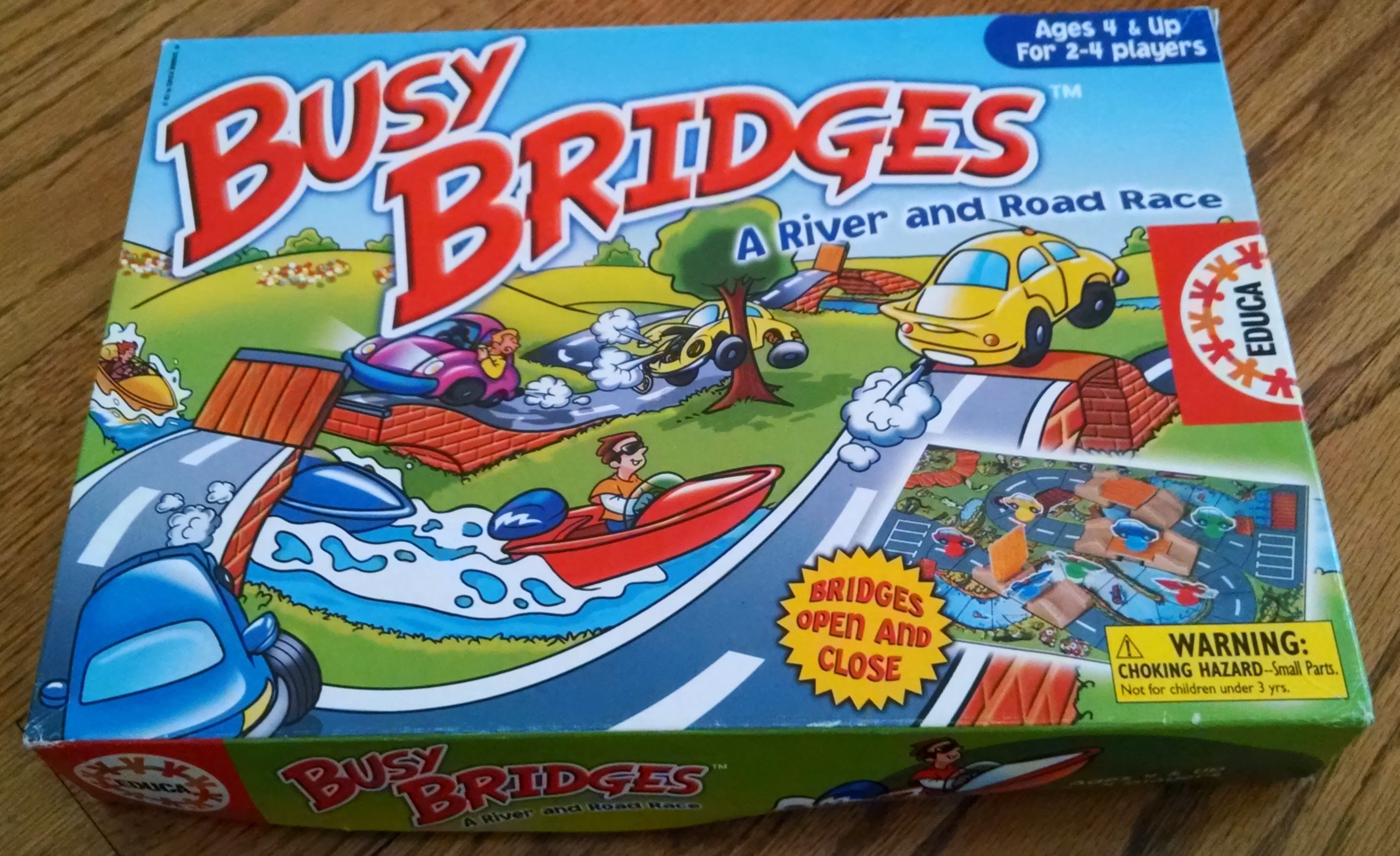 Busy Bridges: A River and Road Race box art