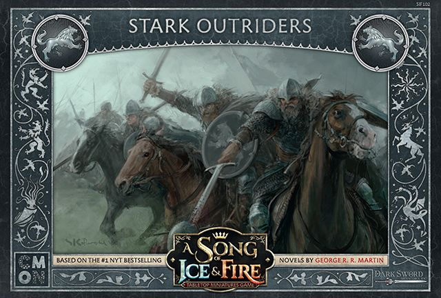 A Song of Ice & Fire: Tabletop Miniatures Game – Stark Outriders 