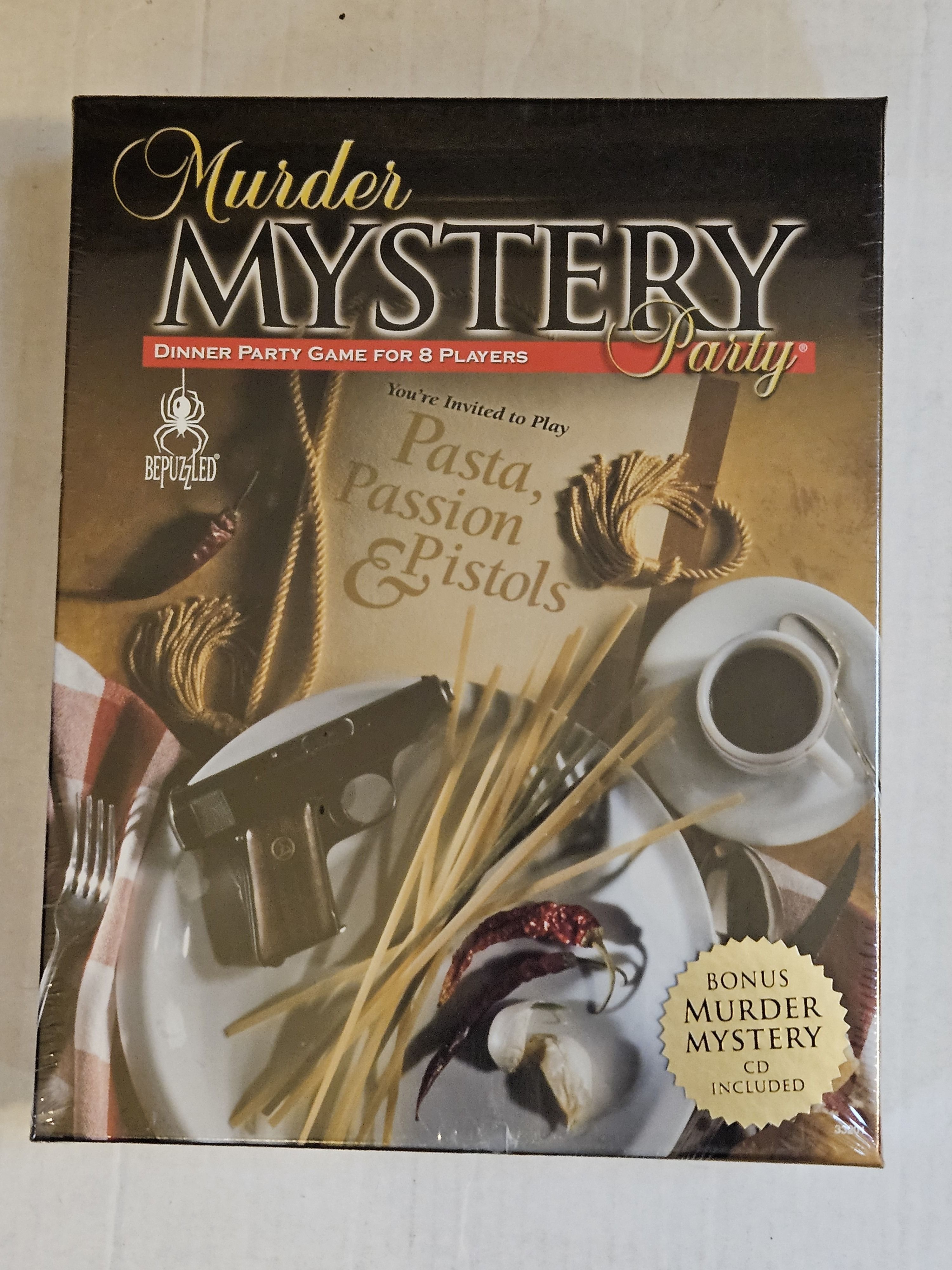 Murder Mystery Party: Pasta, Passion & Pistols