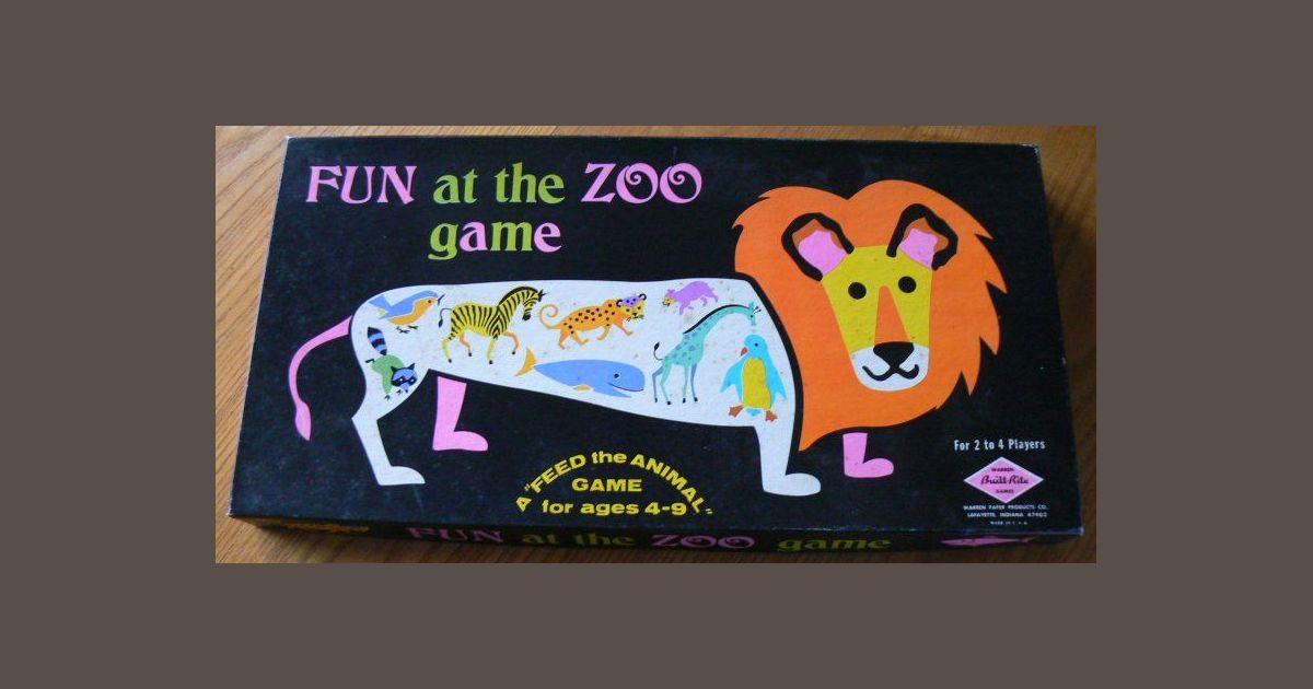 Fun at the Zoo Game Board Game BoardGameGeek