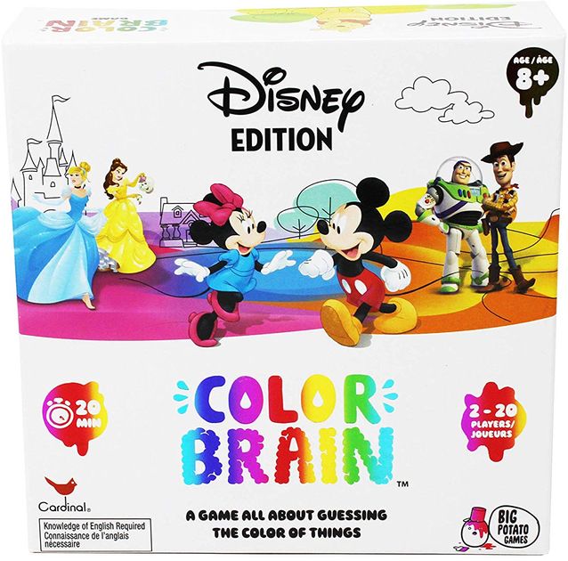 Guessing Color 8+ Cardinal Color Brain Disney Family Card Game 
