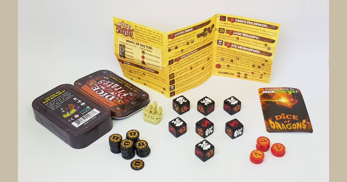 pirates of the caribbean pirate dice game
