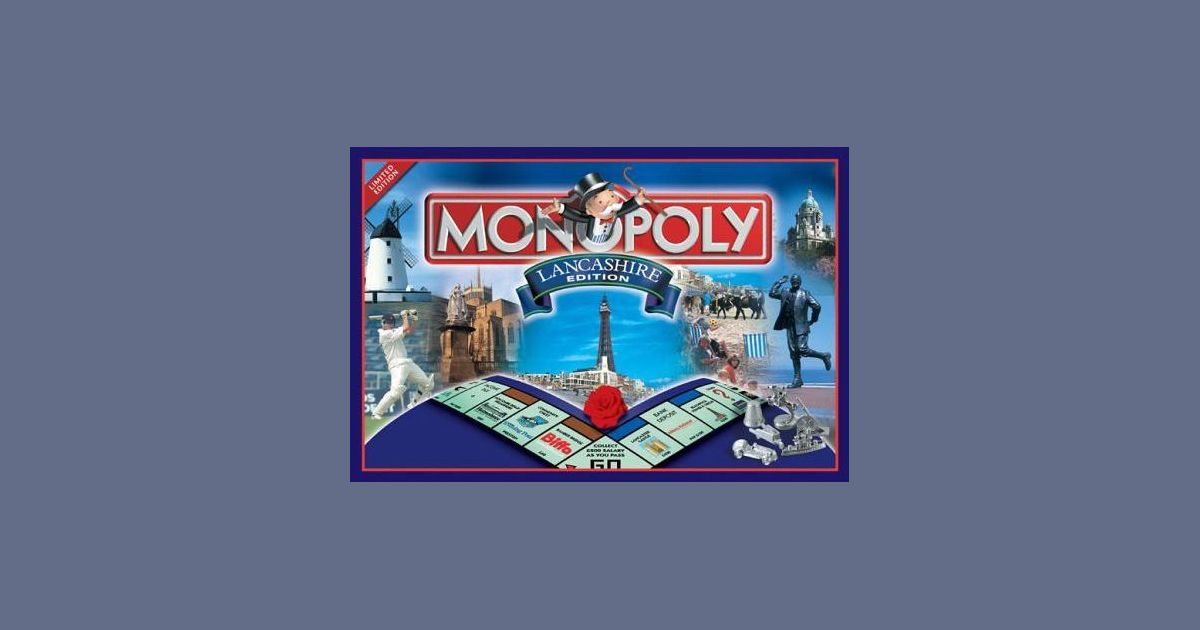 Monopoly Lancashire Board Game BoardGameGeek