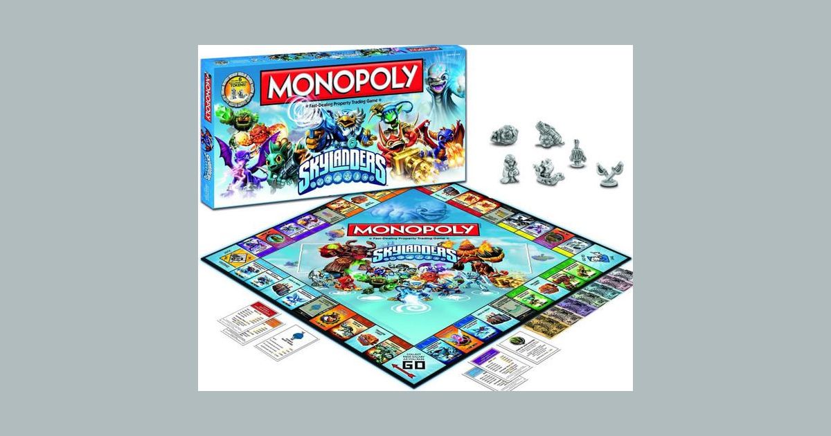 Skylanders Monopoly Board Game Rejects from Studios MN068-366 