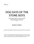 RPG Item: NYR1-09: Dog Days of the Stone Boys