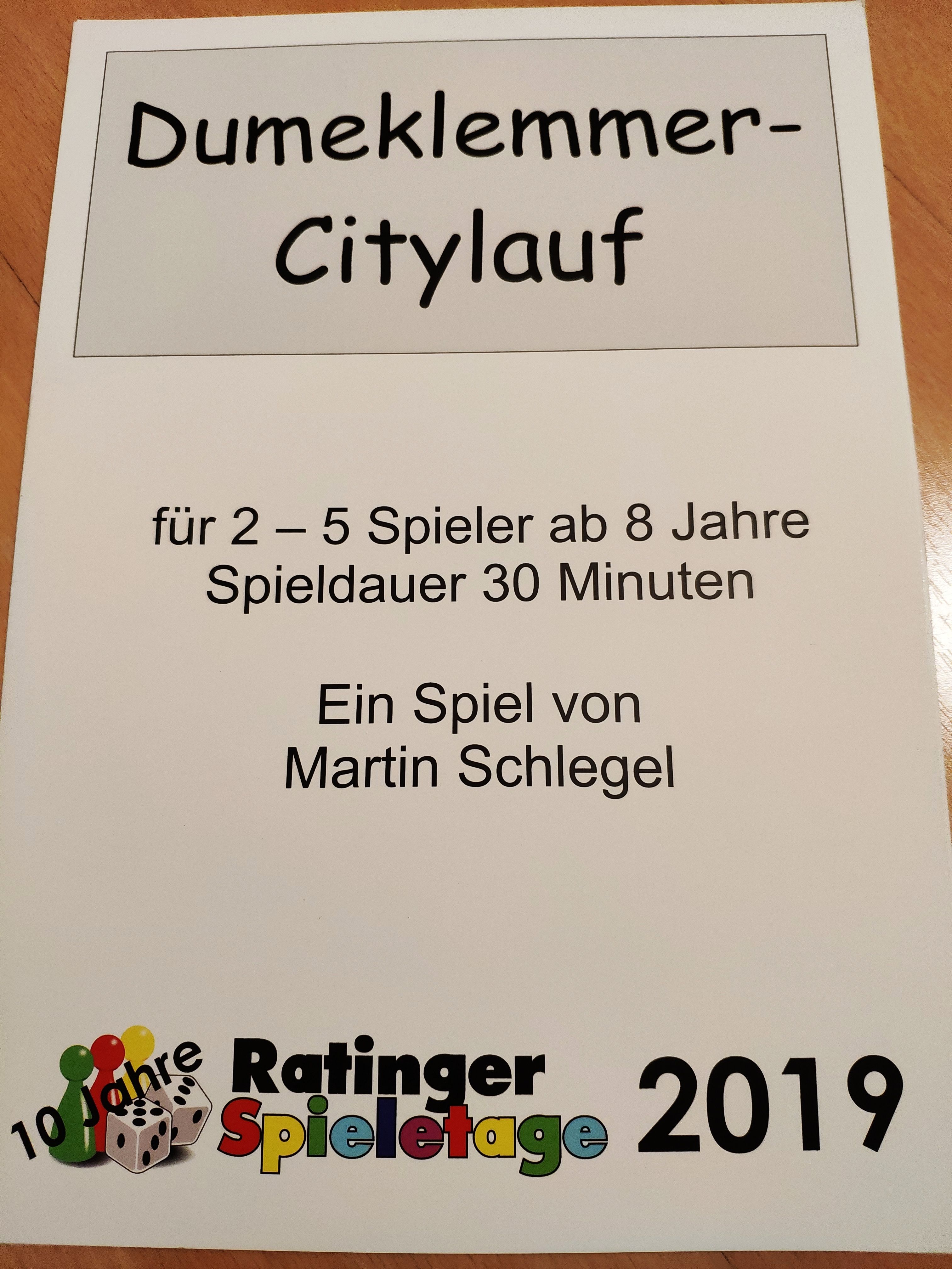 Dumeklemmer-Citylauf