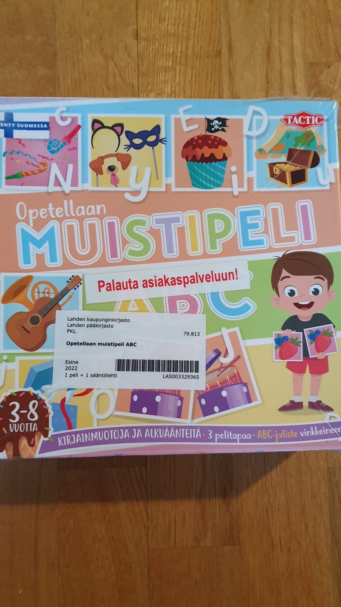 Cover art for Opetellaan Muistipeli ABC