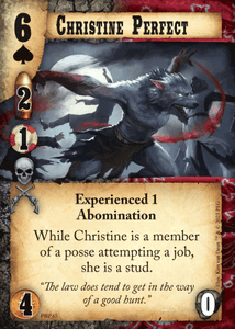Doomtown: Christine Perfect Promo Card