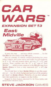 Car Wars Expansion Set #3, East Midville