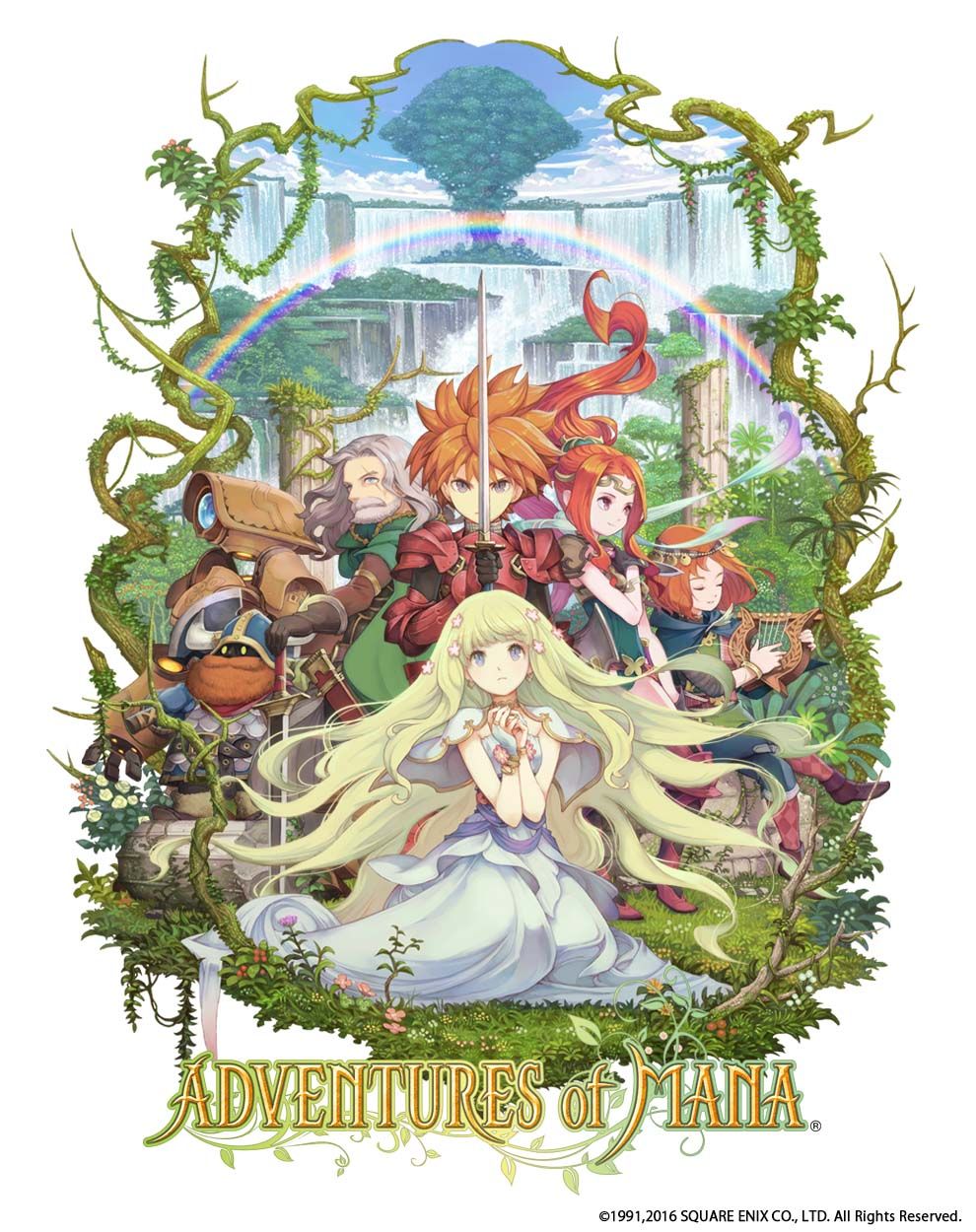 Adventures of Mana box art