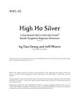 RPG Item: BDK3-05: High Ho Silver