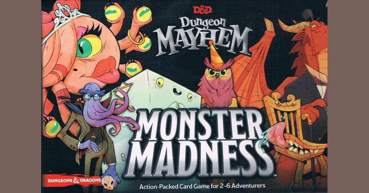 Dungeon Mayhem Monster Madness Board Game Boardgamegeek