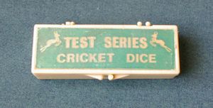 Test series cricket dice