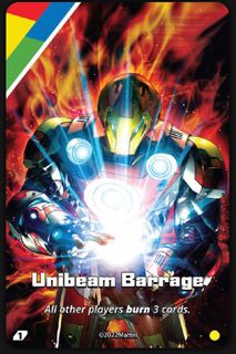 UNO Ultimate: Iron Man – Unibeam Barrage Foil Chase Card
