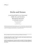 RPG Item: VTF4-07: Sticks and Stones