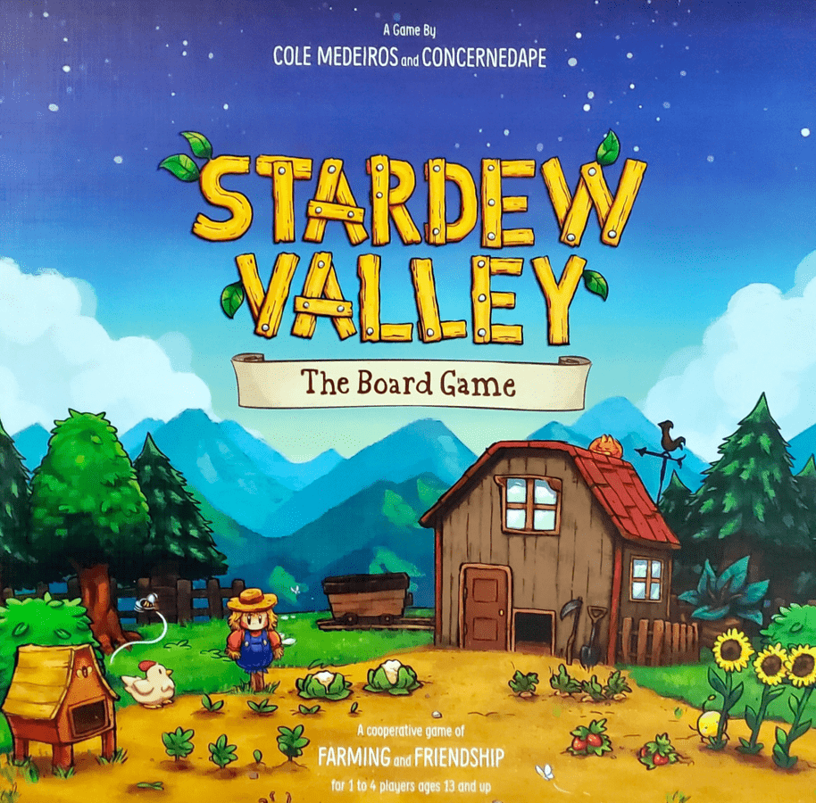 Stardew Valley The Board Game gioco da tavolo cooperativo farming per 1-4 giocatori - copertina ufficiale ConcernedApe