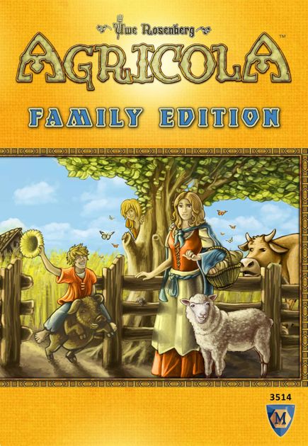 Agricola Family Edition Board Game Boardgamegeek