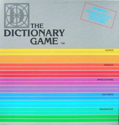 Vintage The Dictionary Game Board Game - New English Version