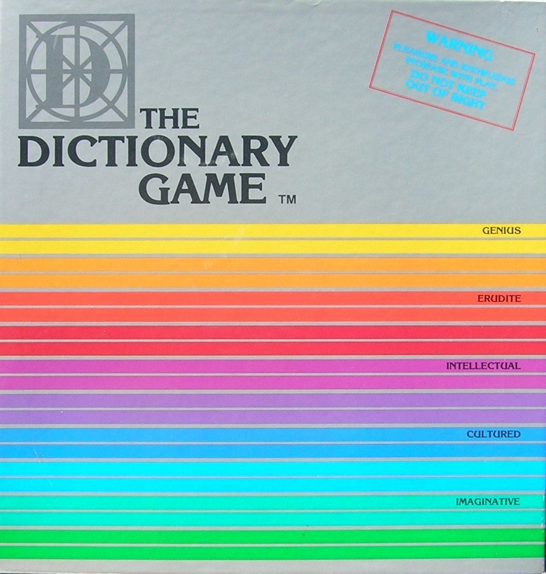 The Dictionary Game box art
