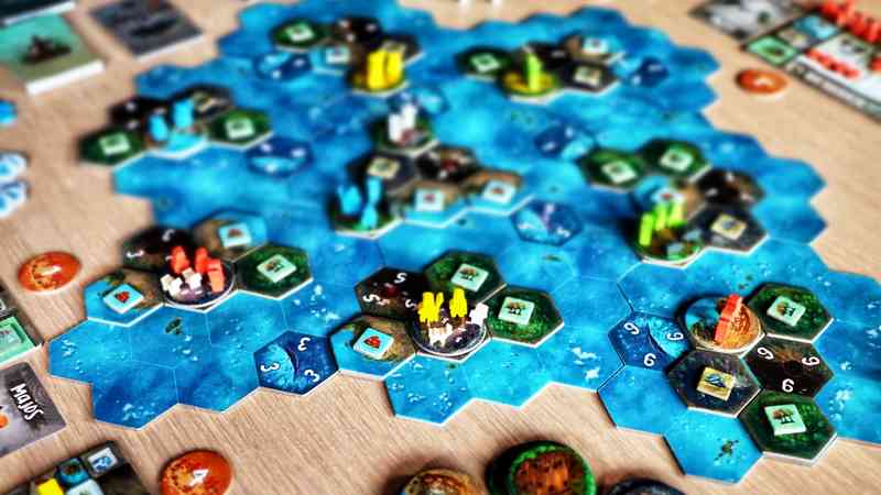 Under Falling Skies - plateau de jeu