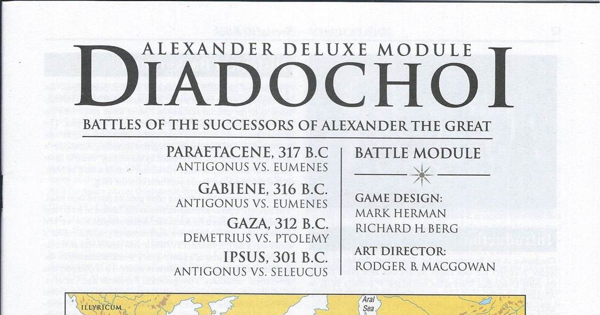 Diadochoi: Great Battles of Alexander Module | Board Game 