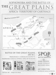 Sophonisba and the Battle of the Great Plains: Africa – Territory of Carthage: SPQR Battle Module