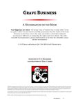 RPG Item: Grave Business