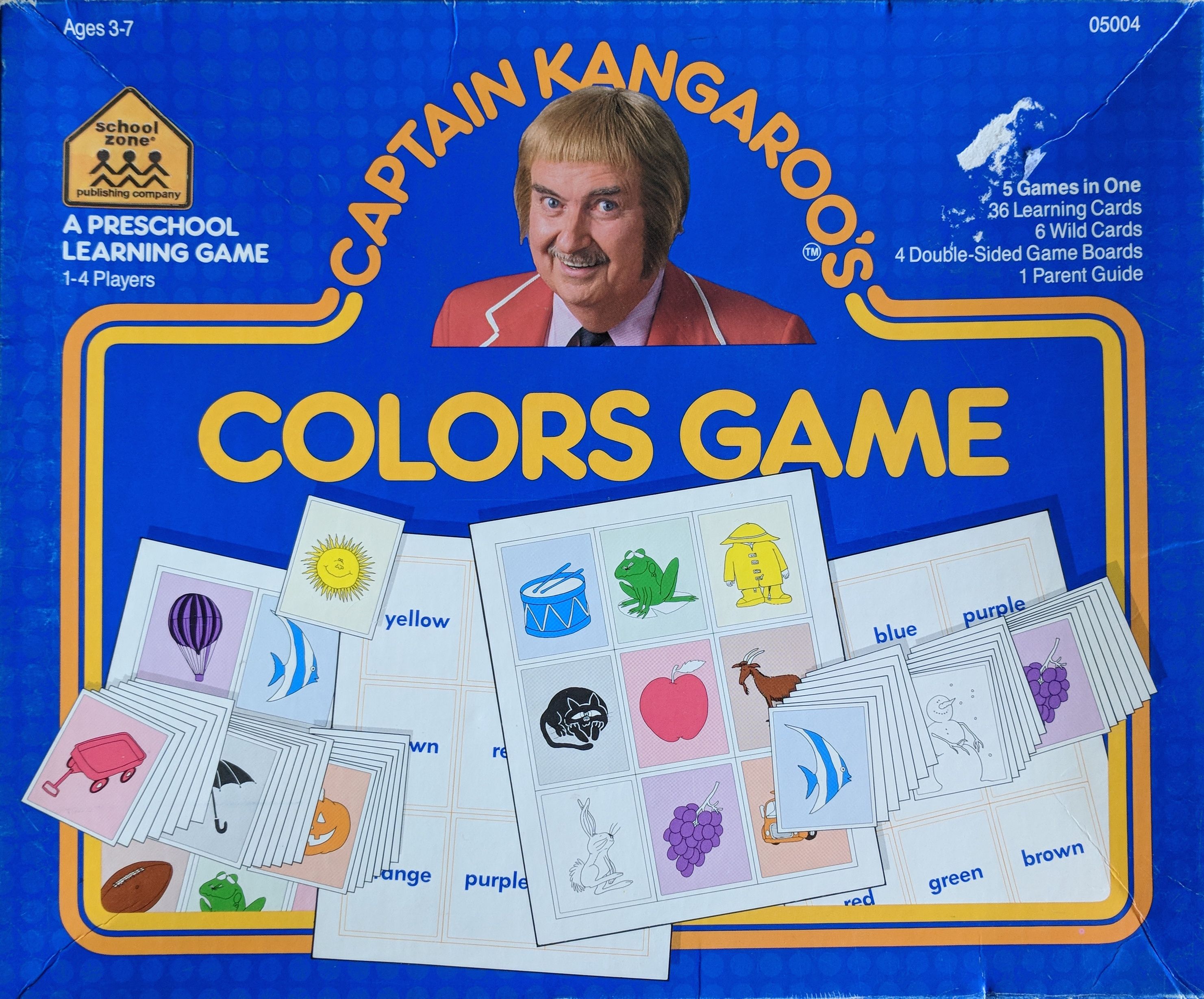 Captain Kangaroo's Colors Game cover