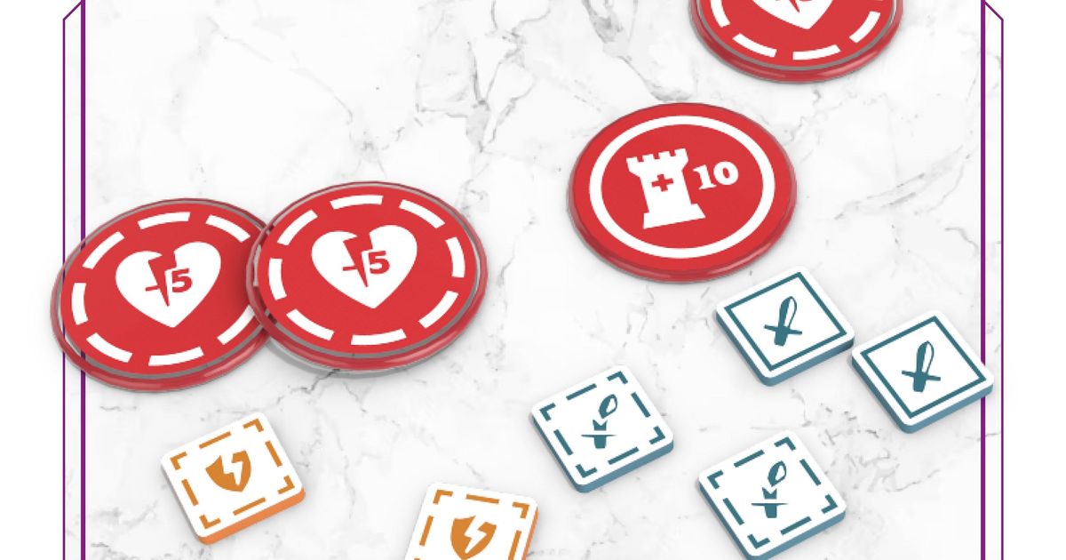 Skytear Horde Monoliths Deluxe Tokens Board Game Accessory