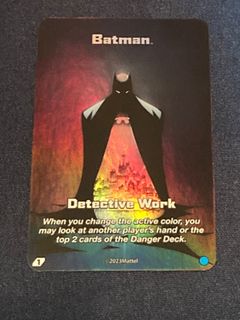 UNO Ultimate: Batman – Detective Work Ultra Rare Foil Chase Card